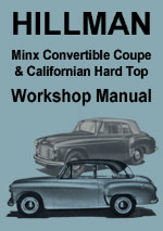 Hillman Californian Hardtop and Minx Convertible Workshop Repair Manual