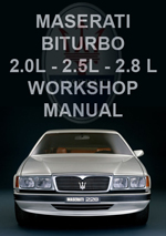 Maserati Biturbo 1981-1994 Workshop Repair Manual