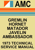 AMC Hornet, Matador, Javelin and Gremlin Workshop Repair Manual