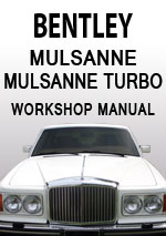 Bentley Mulsanne & Mulsanne Turbo Workshop repair Manual