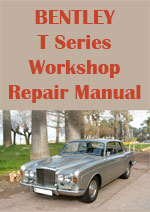 Bentley T Series Workshop Manual