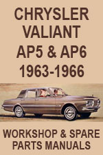 Chrysler Valiant AP5 and AP6 1963-1966 Workshop Service Repair Manual Download PDF