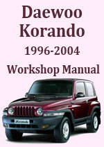 Daewoo Korando 1996-2004 Petrol and Diesel Workshop Service Repair Manual Download pdf
