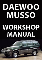 Daewoo Musso Workshop Repair Manual PDF Download