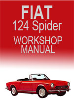 Fiat 124 Spider Workshop Repair Manual