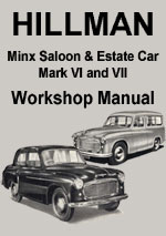 Hillman Minx Saloon and Estate Workshop Repair Manual