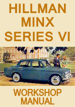 Hillman Minx Series VI 1965-1967 Workshop Repair Manual