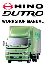 Hino Dutro Workshop Repair Manual 