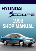 Hyundai S-Coupe 1993 Workshop Repair Manual