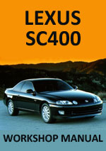Lexus SC400 Workshop Repair Manual