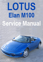 Lotus Elan M100 Workshop Repair Manual