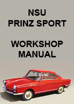 NSU Prinz Sports 1959-1962 Workshop Service Repair Manual Download PDF