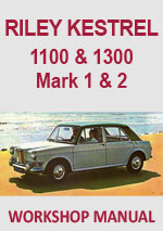 Riley Kestrel Workshop repair Manual