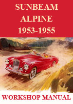 Sunbeam Alpine Mark 1 and Mark 3 1953-1955 Workshop Service Repair Manual Download pdf