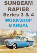 Sunbeam Rapier Series 3+4 Workshop Repair Manual