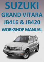 Suzuki Grand Vitara JB416-420 2005-2008 Workshop Repair Manual