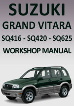 Suzuki Grand Vitara SQ 416-420-625, 1998-2005 Service Manual