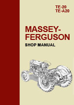 Massey Ferguson TE20 + TE-A20 Service Manual